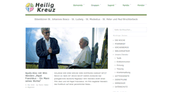 Desktop Screenshot of heiligkreuz.info